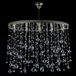 Casa Padrino Luxus Barock Kristall Wandleuchte Silber 72 x 26 x H. 54 cm - Prunkvolle Messing Wandleuchte mit böhmischem Kristallglas - Barock Möbel - Edel & Prunkvoll