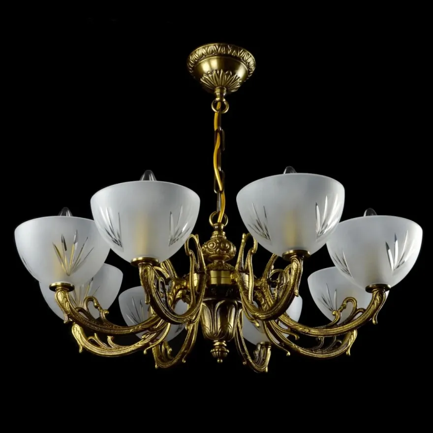 Casa Padrino Luxus Barock Kristall Deckenleuchte Gold Ø 66 x H. 27 cm - Prunkvolle Messing Deckenleuchte mit böhmischem Kristallglas - Barock Möbel - Edel & Prunkvoll