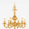 Casa Padrino Luxus Barock Kronleuchter Gold Ø 55 x H. 55 cm - Made in Italy
