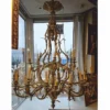 Casa Padrino Luxus Barock Kronleuchter Antik Bronze Ø 145 x H. 180 cm - Barock Möbel