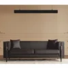 Casa Padrino Luxus Barock Kunstleder Sofa Dunkelbraun / Gold 235 cm - Barock Möbel