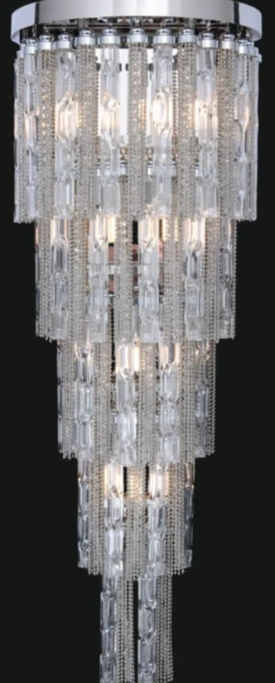 Casa Padrino Luxus Barock LED Wandleuchte Silber 30 x 30 x H. 80 cm - Wandlampe im Barockstil - Edel & Prunkvoll