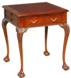 Casa Padrino Luxus Barock Mahagoni Beistelltisch Rotbraun / Braun 56 x 56 x H. 66 cm - Barock & Jugendstil Wohnzimmermöbel