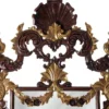 Casa Padrino Luxus Barock Mahagoni Spiegel Dunkelbraun / Gold H. 210 cm - Barock Möbel