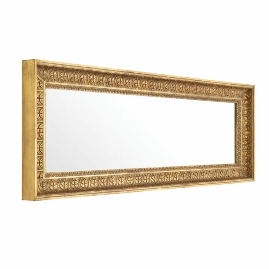 Casa Padrino Luxus Barock Mahagoni Spiegel Antik Gold H. 176 cm - Barock Interior