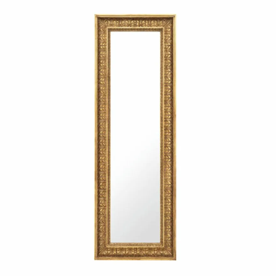 Casa Padrino Luxus Barock Mahagoni Spiegel Antik Gold H. 176 cm - Barock Interior