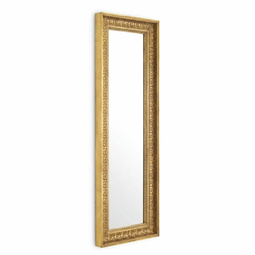 Casa Padrino Luxus Barock Mahagoni Spiegel Antik Gold H. 176 cm - Barock Interior