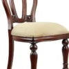 Casa Padrino Luxus Barock Mahagoni Esszimmer Stuhl 6er Set Gold / Dunkelbraun - Barock Möbel