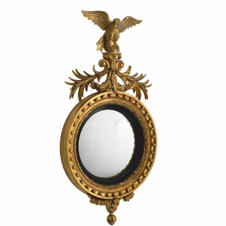 Casa Padrino Luxus Barock Mahagoni Spiegel Antik Gold / Schwarz H. 139 cm