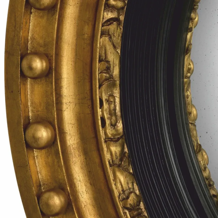 Casa Padrino Luxus Barock Mahagoni Spiegel Antik Gold / Schwarz H. 139 cm