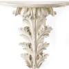 Casa Padrino Luxus Barock Massivholz Wandkonsole Antik Cremeweiß - Italienische Barockstil Wanddeko Konsole - Barock Wanddeko - Barock Möbel - Luxus Qualität - Made in Italy