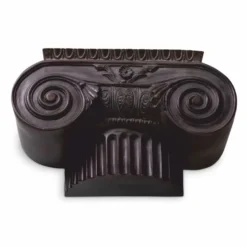 Casa Padrino Luxus Barock Metall Deko Objekt Säulenkopf Bronze 48,5 cm