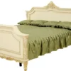 Casa Padrino Luxus Barock Nachtkommode Creme / Beige - Prunkvoller Barock Nachttisch mit 3 Schubladen - Luxus Schlafzimmer Möbel im Barockstil - Barock Möbel - Barock Einrichtung