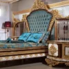 Casa Padrino Luxus Barock Nachtkommoden Set Weiß / Braun / Gold - Prunkvolle Massivholz Nachttische - Barock Schlafzimmer Möbel - Edel & Prunkvoll