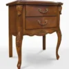Casa Padrino Luxus Barock Nachtkommode Braun H. 72,6 cm - Barock Schlafzimmer Möbel
