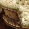 Casa Padrino Luxus Barock Samt Sessel Mehrfarbig - Handgefertigter Barockstil Wohnzimmer Sessel - Luxus Wohnzimmer Möbel im Barockstil - Barock Möbel - Edel & Prunkvoll