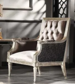 Casa Padrino Luxus Barock Samt Sessel Rosa / Schwarz / Antik Silber 73 x 73 x H. 110 cm - Barock Wohnzimmer Möbel