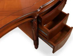 Casa Padrino Luxus Barock Schreibtisch Braun 166 cm - Barockstil Büro Möbel