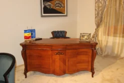Casa Padrino Luxus Barock Schreibtisch Braun 166 cm - Barockstil Büro Möbel