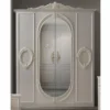 Casa Padrino Luxus Barock Schlafzimmer Schrank Creme 178,6 cm - Barock Schlafzimmer Möbel