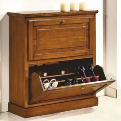 Casa Padrino Luxus Barock Schuhschrank Braun H. 93 cm - Made in Italy