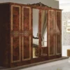 Casa Padrino Luxus Barock Schlafzimmer Schrank Braun / Gold 261,4 cm - Barock Schlafzimmer Möbel