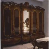 Casa Padrino Luxus Barock Schlafzimmer Schrank Dunkelbraun 305 cm - Barock Möbel