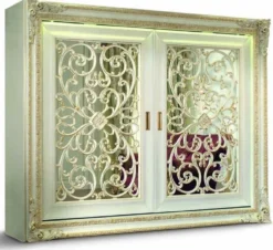 Casa Padrino Luxus Barock Schlafzimmerschrank Weiß / Gold - Made in Italy