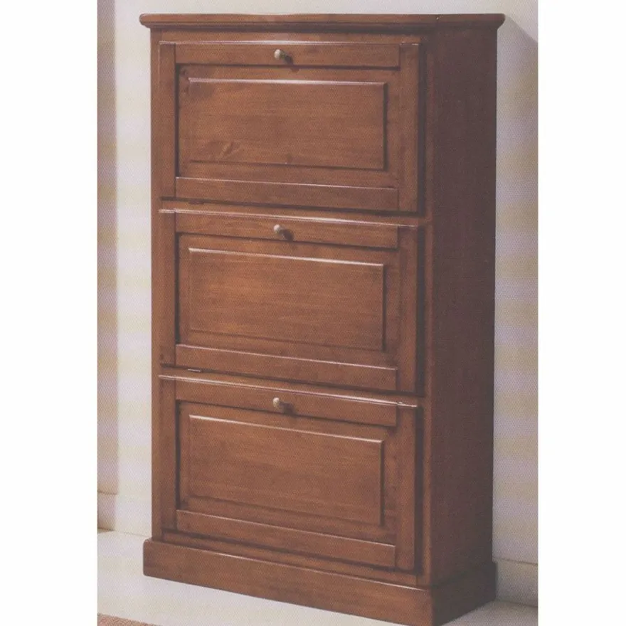 Casa Padrino Luxus Barock Schuhschrank Braun H. 130 cm - Made in Italy