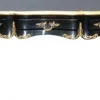 Casa Padrino Luxus Barock Schreibtisch Sekretär in Schwarz und Gold, 141 x 65 x 80 cm