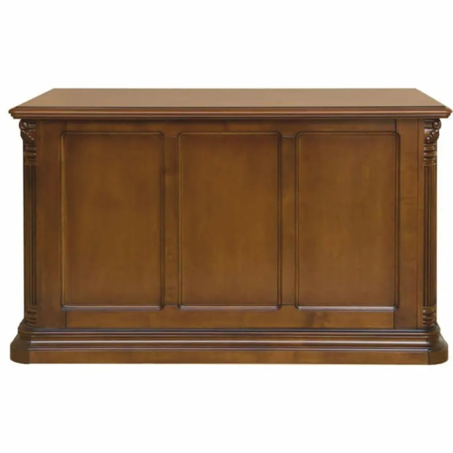 Casa Padrino Luxus Barock Schreibtisch Braun 140 cm - Barock Büro Möbel