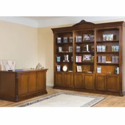 Casa Padrino Luxus Barock Schreibtisch Braun 140 cm - Barock Büro Möbel