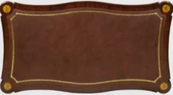Casa Padrino Luxus Barock Schreibtisch mit Schublade Braun / Gold - Prunkvoller Bürotisch im Barockstil - Barock Büromöbel - Barockstil Büro Möbel - Luxus Möbel im Barockstil - Barock Einrichtung