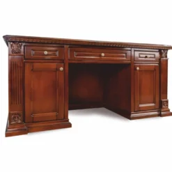 Casa Padrino Luxus Barock Schreibtisch Dunkelbraun 150 cm - Barock Büro Möbel