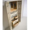 Casa Padrino Luxus Barock Schmuckschrank Creme / Bunt H. 170 cm - Barockstil Möbel