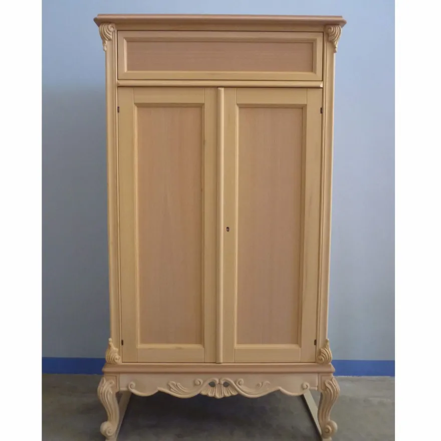 Casa Padrino Luxus Barock Schuhschrank Naturfarben H. 148 cm - Made in Italy