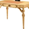 Casa Padrino Luxus Barock Sekretär Gold 113 cm - Barock Büro Möbel - Made in Italy