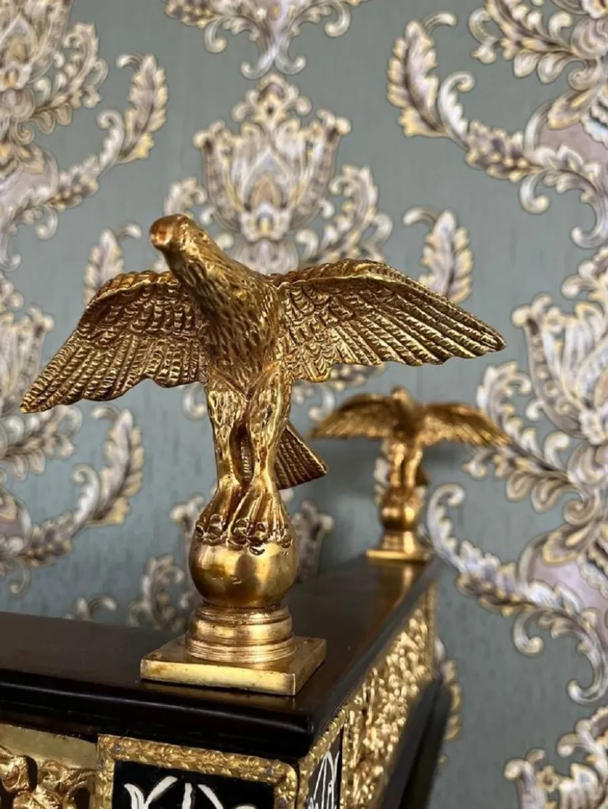 Casa Padrino Luxus Barock Sekretär Schwarz / Braun / Gold - Handgefertigter Antik Stil Massivholz Sekretär mit Türen und Schubladen - Barock Büromöbel - Barock Möbel - Edel & Prunkvoll