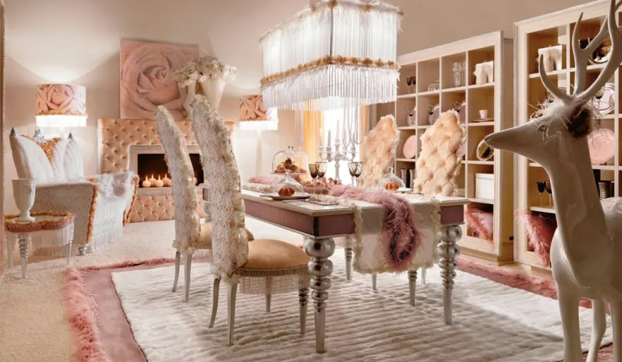 Casa Padrino Luxus Barock Sessel Weiß / Braun / Silber - Prunkvoller Wohnzimmer Sessel im Barockstil - Erstklassische Qualität - Made in Italy