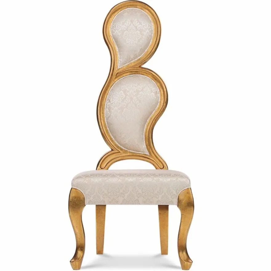 Casa Padrino Luxus Barock Sessel Rechte Seite Silber / Gold H. 142 cm - Barock Möbel