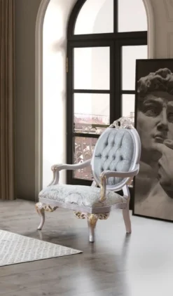 Casa Padrino Luxus Barock Sessel Türkis / Silber / Gold 83 x 82 x H. 119 cm - Edler Wohnzimmer Sessel im Barockstil