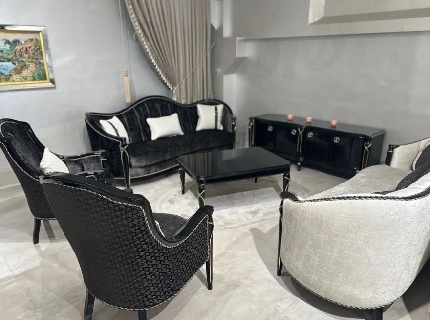Casa Padrino Luxus Barock Sessel Schwarz / Gold - Prunkvolle Barockstil Möbel