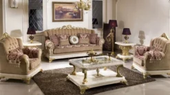 Casa Padrino Luxus Barock Sessel Braun / Bordeauxrot / Weiß / Gold - Prunkvoller Wohnzimmer Sessel mit elegantem Muster - Luxus Wohnzimmer Möbel im Barockstil - Barock Möbel - Barock Einrichtung