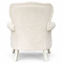 Casa Padrino Luxus Barock Sessel Creme / Gold - Prunkvolle Barock Möbel
