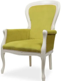 Casa Padrino Luxus Barock Sessel Grün / Weiß - Luxus Wohnzimmer Sessel im Barockstil - Luxus Wohnzimmer Möbel im Barockstil - Barock Möbel - Edel & Prunkvoll