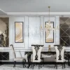 Casa Padrino Luxus Barock Sideboard mit Spiegel Schwarz / Gold - Luxus Möbel Möbel im Barockstil - Barock Möbel - Barock Einrichtung - Edel & Prunkvoll