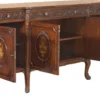 Casa Padrino Luxus Barock Sideboard Braun - Prunkvoller Massivholz Schrank mit 3 Schubladen und 4 Türen - Barock Möbel - Edel & Prunkvoll