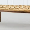 Casa Padrino Luxus Barock Sitzbank Gold / Braun - Handgefertigte Bank im Barockstil - Italienische Barock Möbel - Luxus Möbel im Barockstil - Luxus Qualität - Made in Italy