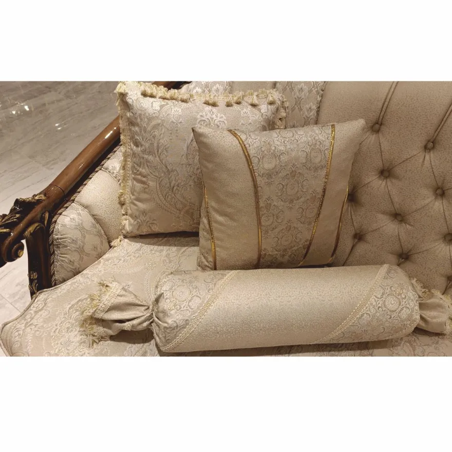 Casa Padrino Luxus Barock Sofa Beige / Braun / Gold H. 234 cm - Barock Wohnzimmer Möbel