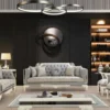 Casa Padrino Luxus Barock Sofa Grau / Beige / Weiß - Prunkvolles Wohnzimmer Sofa mit dekorativen Kissen - Barock Wohnzimmer Möbel